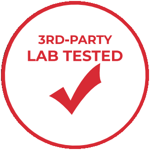 Third-party lab tested
